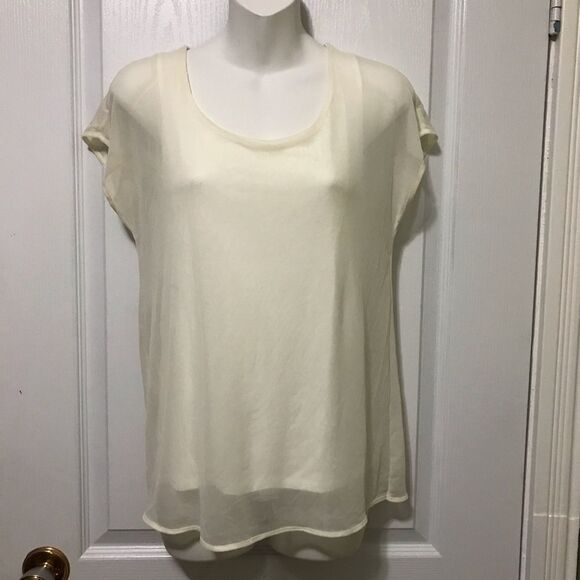 Rw&co Blouse Mesh Top XS​ Women White - Picture 3 of 9